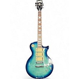 Used Firefly FFLP Classic Blue Burst Solid Body Electric Guitar