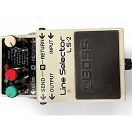 Used BOSS LS2 Line Selector silver label Pedal