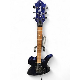 Used B.C. Rich Masterpiece Mockingbird Midnight Blue Solid Body Electric Guitar
