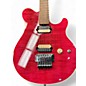 Used Ernie Ball Music Man Axis Trans Pink Solid Body Electric Guitar