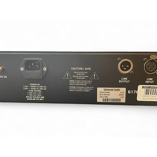 Used Universal Audio 6176 Channel Strip