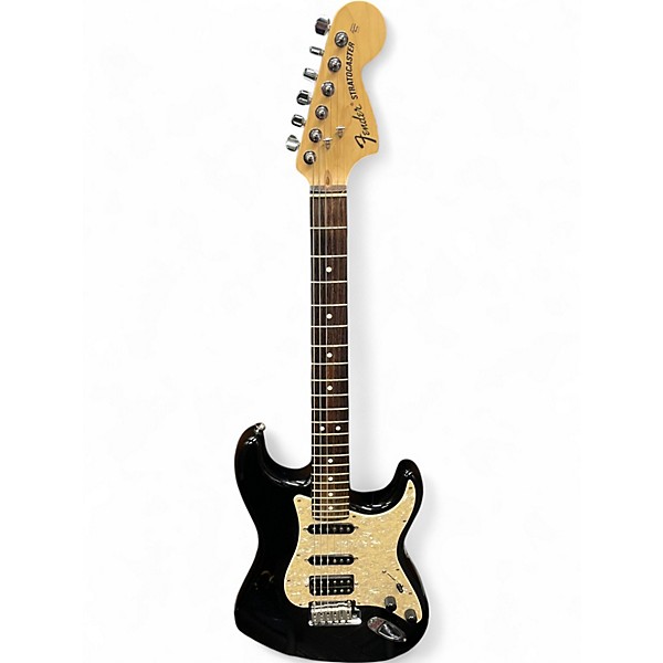 Used Fender Highway One HSS Stratocaster Black Solid Body Electric Guitar