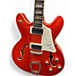 Used Hagstrom SUVIK-MDE Super Viking Mandarin Flame Hollow Body Electric Guitar