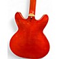 Used Hagstrom SUVIK-MDE Super Viking Mandarin Flame Hollow Body Electric Guitar