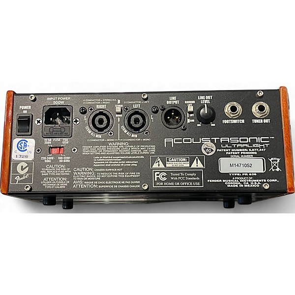 Used 2000s Fender Acoustasonic Ultralight 250w Guitar Amp Head