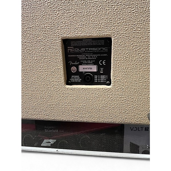 Used Fender Acoustasonic Ultralight Stereo Enclosure Guitar Cabinet