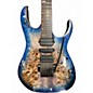 Used Ibanez RG1070PBZ Cerulean Blue Solid Body Electric Guitar