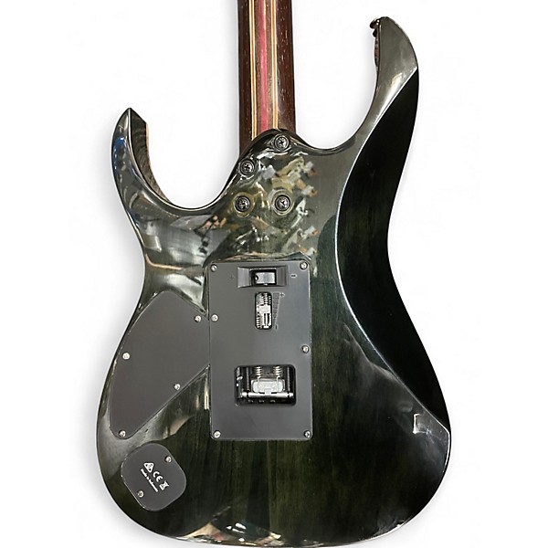 Used Ibanez RG1070PBZ Cerulean Blue Solid Body Electric Guitar