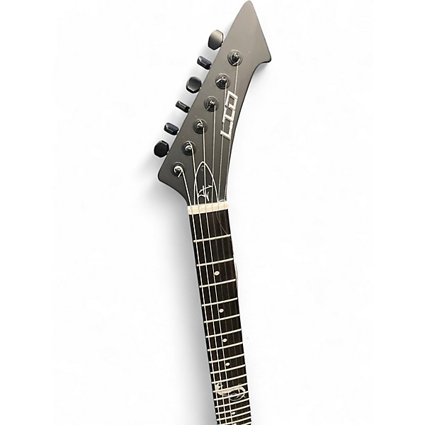 Used ESP LTD James Hetfield Snakebyte Black Solid Body Electric Guitar