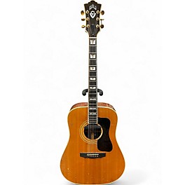 Vintage 1978 Guild D-55NT Natural Acoustic Electric Guitar