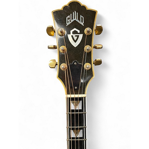 Vintage 1978 Guild D-55NT Natural Acoustic Electric Guitar