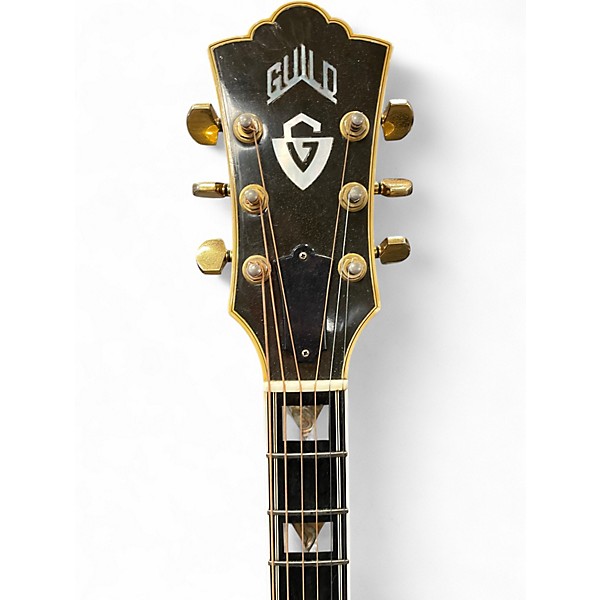 Vintage 1978 Guild D-55NT Natural Acoustic Electric Guitar