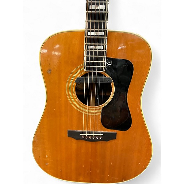 Vintage 1978 Guild D-55NT Natural Acoustic Electric Guitar