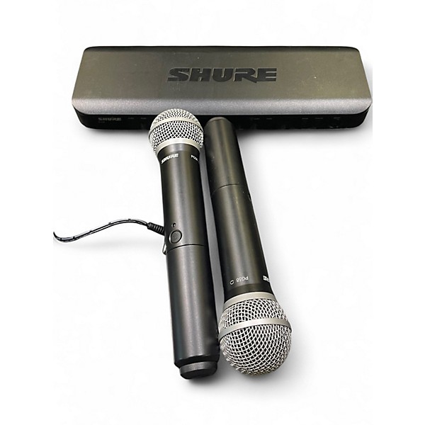Used Shure BLX88 Dual Handheld Handheld Wireless System