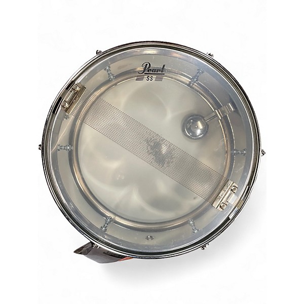 Used Pearl 13X4.5 Steel Snare Chrome Drum