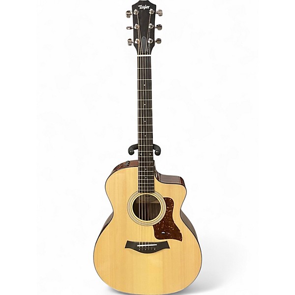 Used 2022 Taylor 214CE PLUS Natural Acoustic Electric Guitar