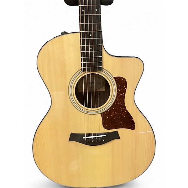 Used 2022 Taylor 214CE PLUS Natural Acoustic Electric Guitar