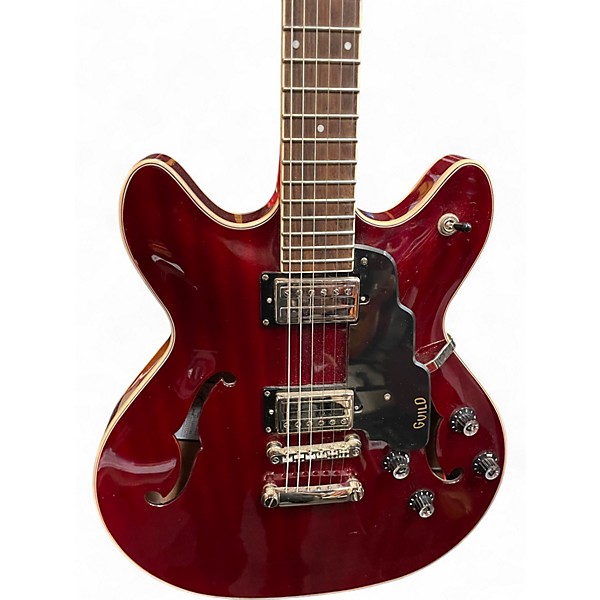 Used Guild SF-1 Cherry Hollow Body Electric Guitar