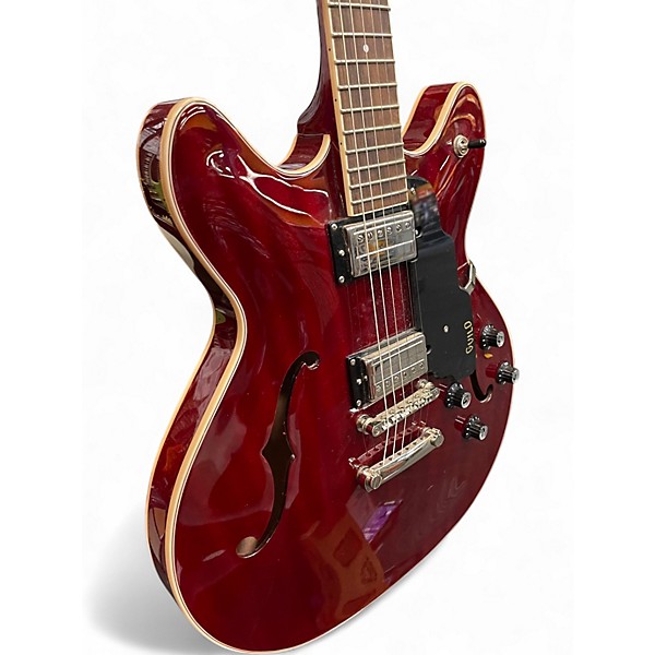 Used Guild SF-1 Cherry Hollow Body Electric Guitar