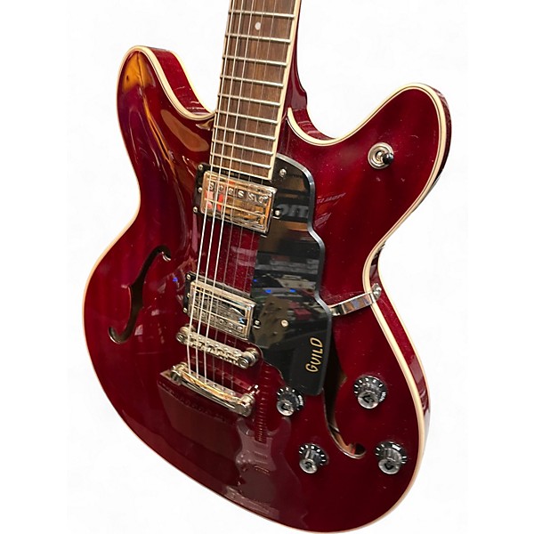 Used Guild SF-1 Cherry Hollow Body Electric Guitar