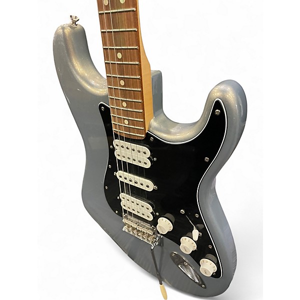 Used Fender Player Stratocaster Metallic Silver Solid Body Electric Guitar