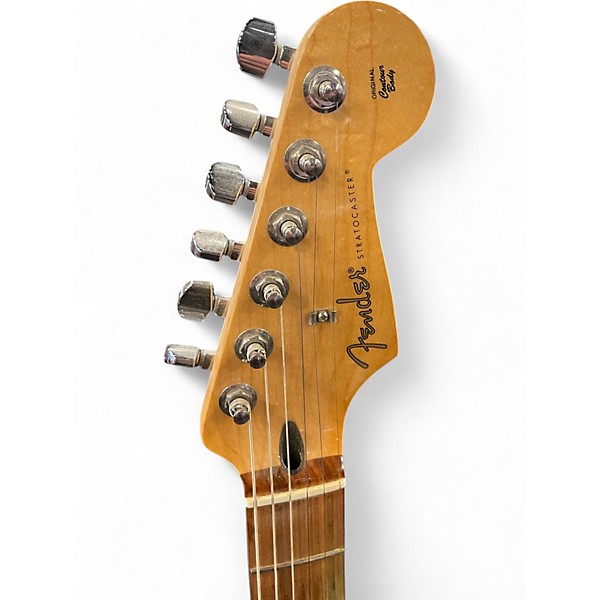 Used Fender Player Stratocaster Metallic Silver Solid Body Electric Guitar