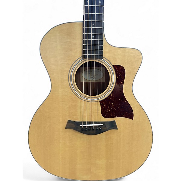 Used Taylor 214CE Koa Natural Acoustic Electric Guitar