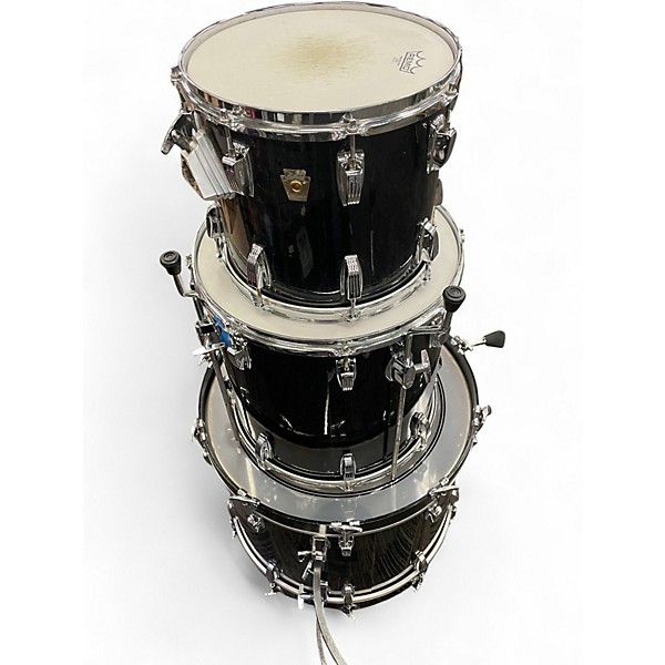 Used Ludwig 3 Piece The Monroe Metallic Blue Drum Kit