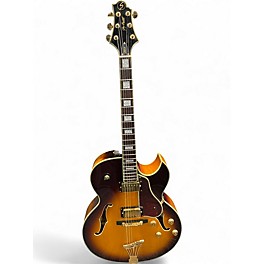 Used Greg Bennett Design by Samick LASALLE JZ3 2 Tone Sunburst Hollow Body Electric Guitar