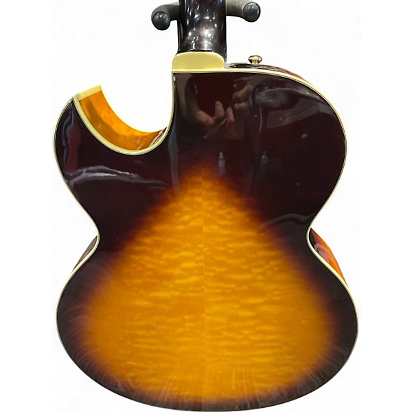 Used Greg Bennett Design by Samick LASALLE JZ3 2 Tone Sunburst Hollow Body Electric Guitar