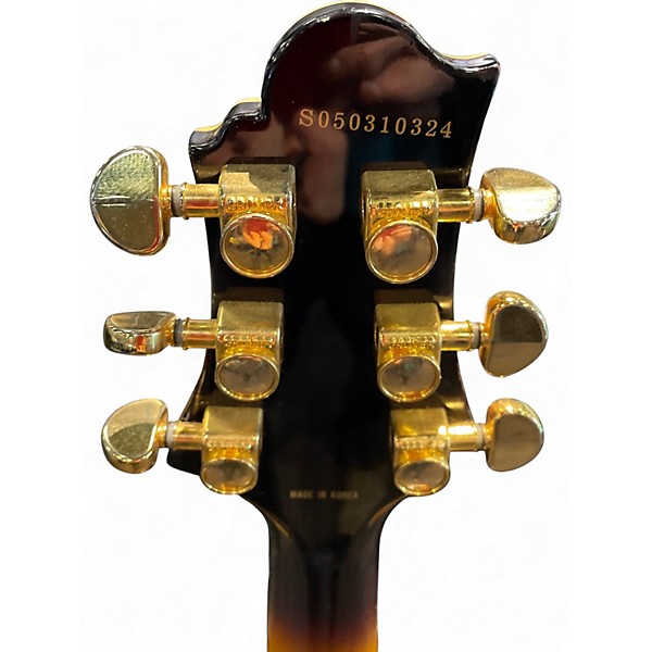 Used Greg Bennett Design by Samick LASALLE JZ3 2 Tone Sunburst Hollow Body Electric Guitar