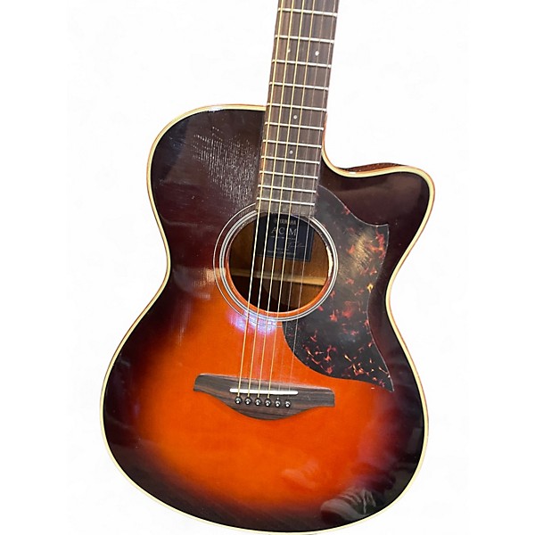 Used Yamaha AC1M 2 Color Sunburst Acoustic Electric Guitar