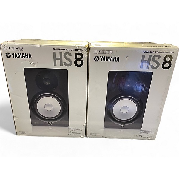 Used Yamaha HS8 Pair Powered Monitor | Guitar Center
