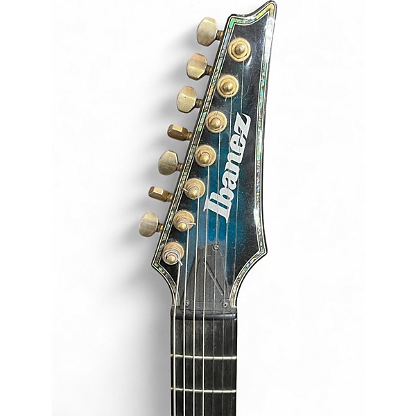 Used Ibanez RGIX20FEQM Iron Label RG Series BLACK AND BLUE Solid