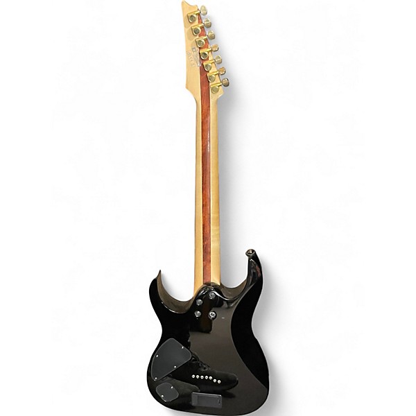 Used Ibanez RGIX20FEQM Iron Label RG Series BLACK AND BLUE Solid