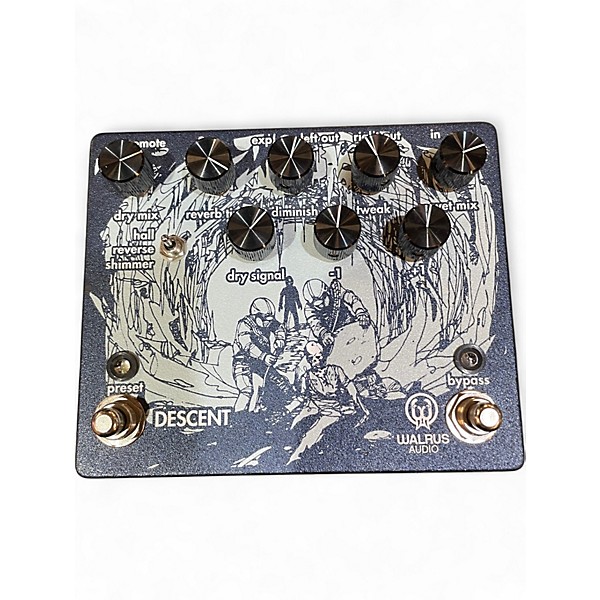 Used Walrus Audio Descent Reverb Effect Pedal