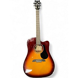 Used Alvarez RD260CE Dreadnought SUNBURST Acoustic Electric Guitar