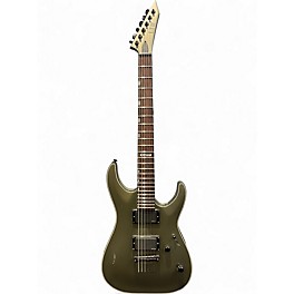 Used ESP LTD MH401NT Metallic Green Solid Body Electric Guitar