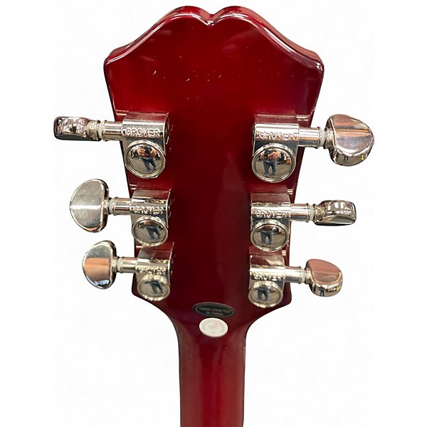 Used 2020s Epiphone Les Paul Studio Wine Red Solid Body Electric Guitar