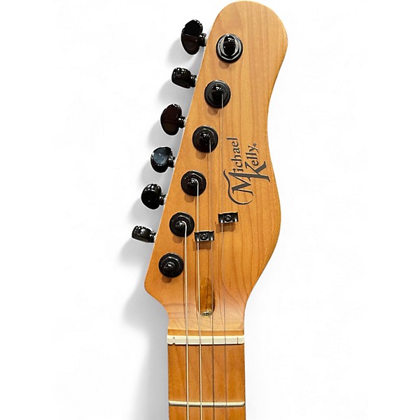 Used Michael Kelly Mod Shop 67 Black Wash Solid Body Electric Guitar