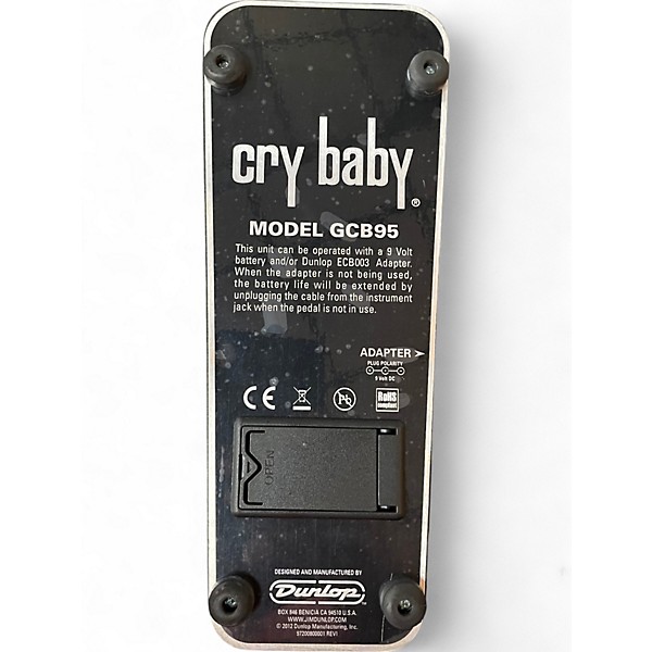 Used Dunlop GCB95 Original Crybaby Wah Effect Pedal | Guitar
