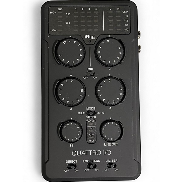 Used Irig PRO QUATTRO I/O Audio Interface