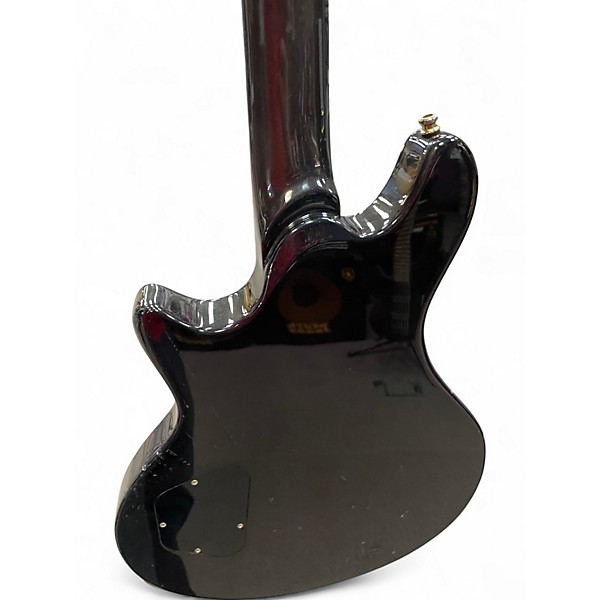 Used Edwards HELLION TRANS BLACK QUILT Solid Body Electric Guitar