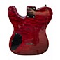 Used Edwards E-D-TE DIE DEEP RED QUILT Solid Body Electric Guitar