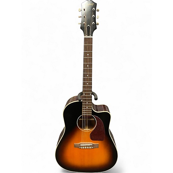 Used Epiphone J-45 EC Vintage Sunburst Acoustic Electric Guitar
