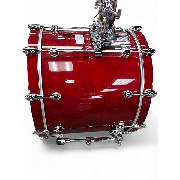 Used Mapex 4 Piece ORION SERIES Trans Crimson Red Drum Kit