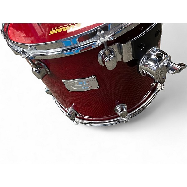 Used Mapex 4 Piece ORION SERIES Trans Crimson Red Drum Kit