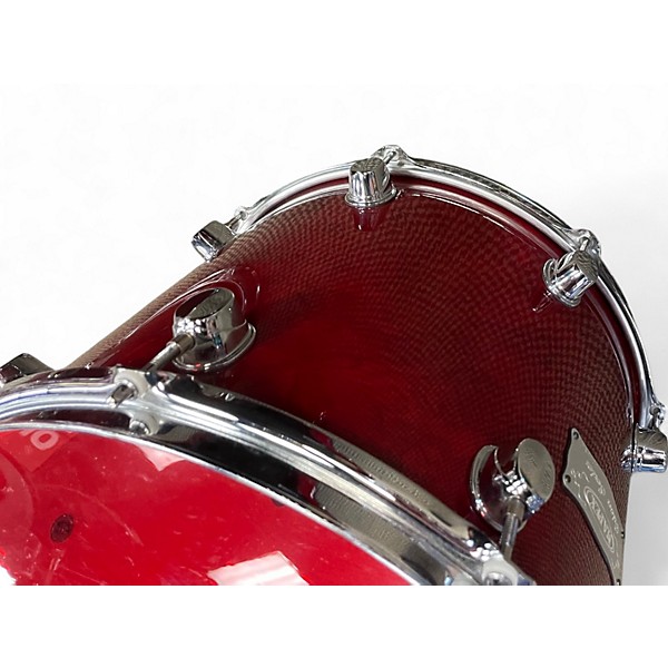 Used Mapex 4 Piece ORION SERIES Trans Crimson Red Drum Kit