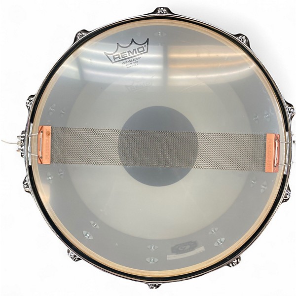 Used Gretsch Drums 4.5X14 Brooklyn Series Snare Satin Ice Blue Metallic Drum