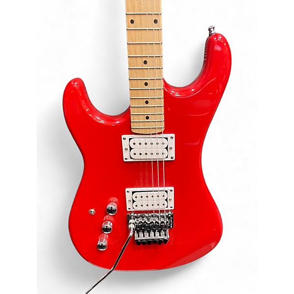 Used Kramer Pacer Classic Left Handed Red Metallic Electric Guitar